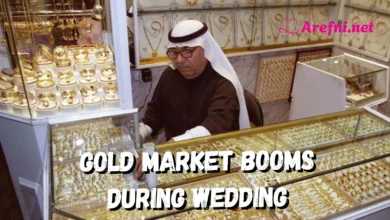 Gold Market Booms During Wedding